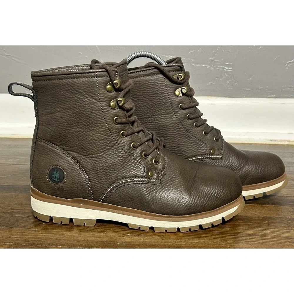 Men's GH Bass‎ & Co. Brown Lace Up Boots Size 9 Outdoors Hiking Camping